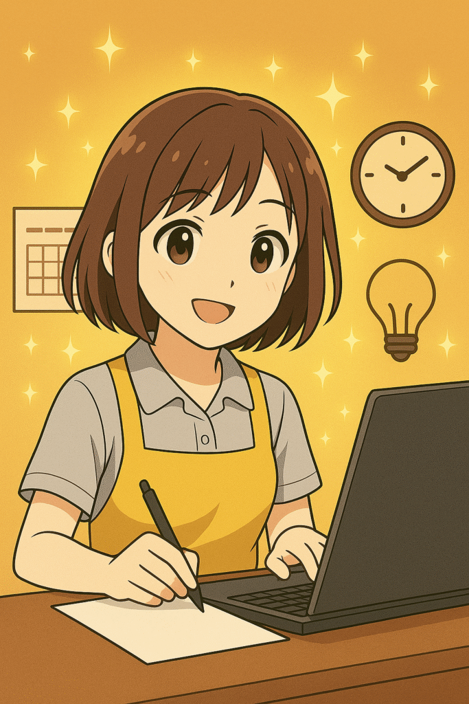 フリーランスとして勝也宇している女性